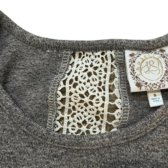 L & S cardigan top tunic boho style multicolored striped cheetah print Small - Picture 9 of 15